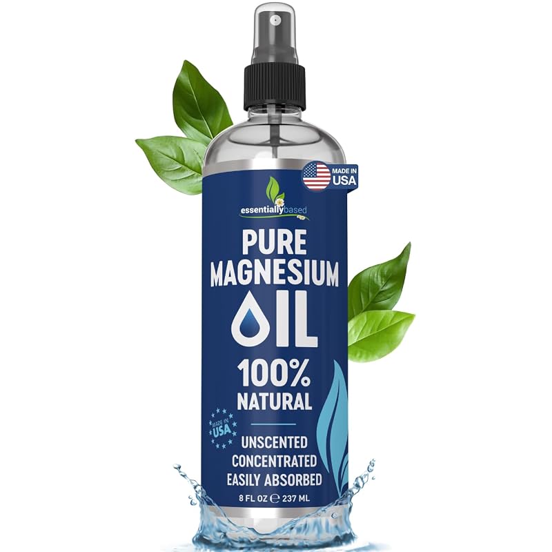 Essentially Based Suplemento de Magnésio em Spray, 33.000 mg, 237 mL