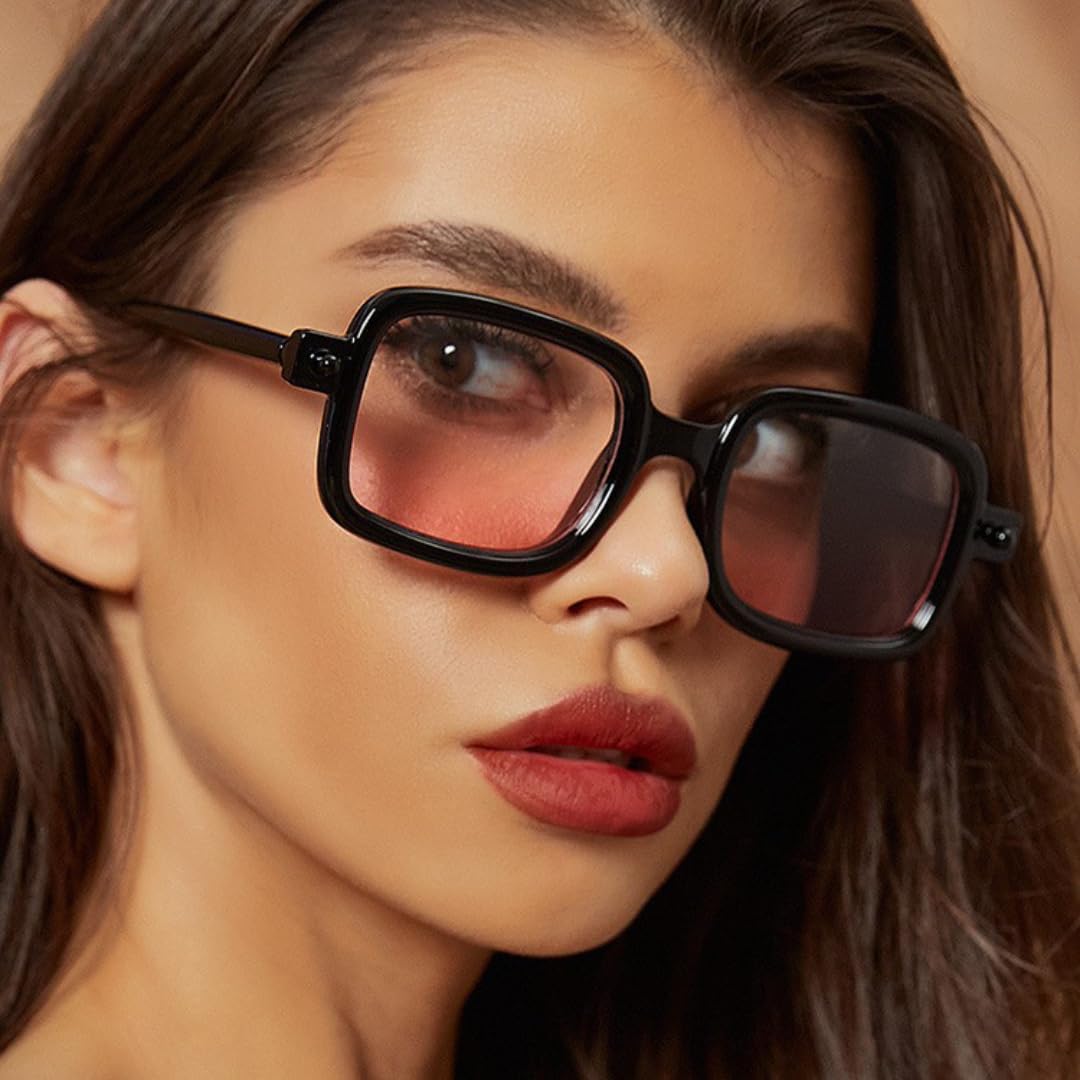 Trending Small Frame Square Women's Sunglasses Luxury Men Vintage Shade Outdoor Travel Uv400 image 3
