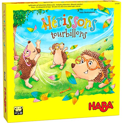 HABA - Hérissons Tourbillons - Jeu de société Enfant - Jeu de Mémoire et d'apprentissage - 2 à 4 Joueurs - 3 Ans et Plus, 305589