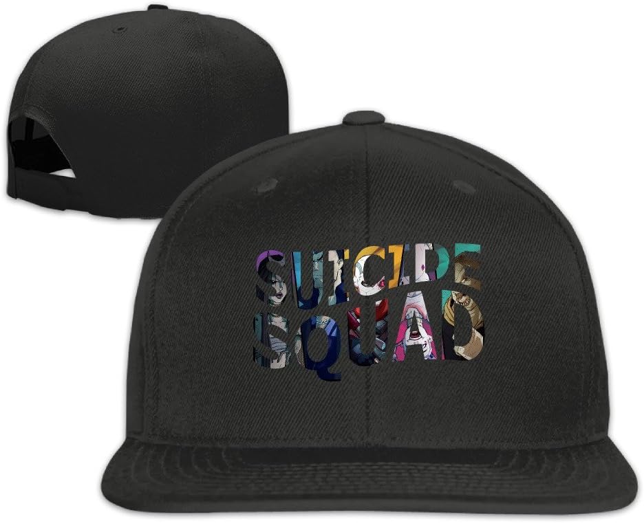 DaDaPAN Suicide Squad Adjustable Flat Baseball Hats Caps