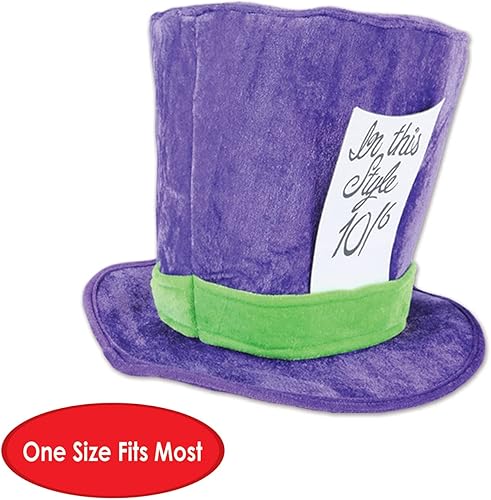 Miniatura 3 de Beistle Gorro unisex de tela de felpa suave para disfraz sombrero