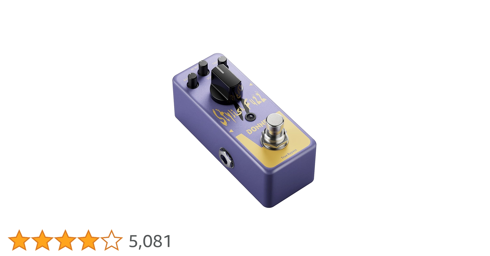 Amazon.co.jp: Donner ファズ エフェクター Fuzz Pedal ミニ ファズ