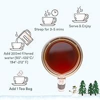 Vista 6 de Edición limitada – Calendario de Adviento 2026 Juego de regalo plegable de bolsas de té 24 sabores únicos – Caja de regalo de vacaciones