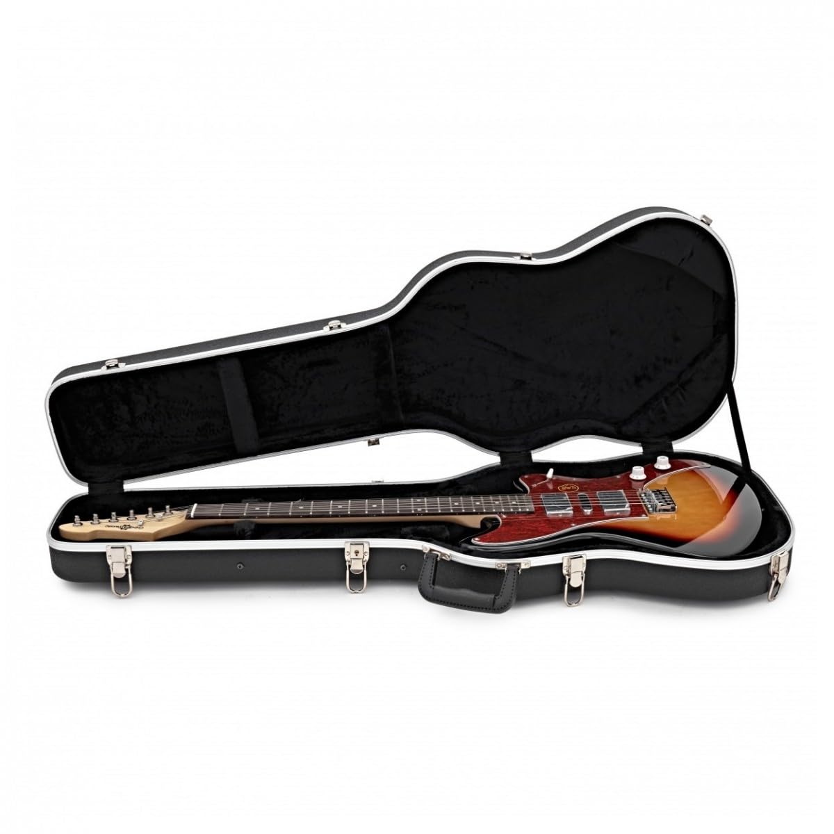gear4music Custodia rigida in ABS per chitarra elettrica