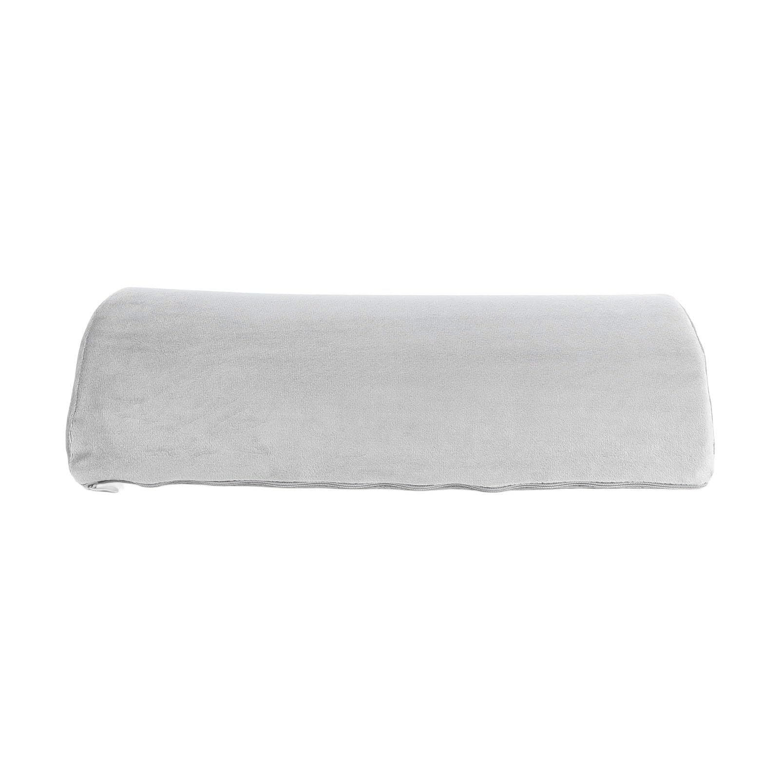Foam Half Moon Pillow, Semi Cylinder Footrest Multi Use Pillow, Comfortable, High Rebound for Using with a Desk or Enjoying a Nap, for Waist, Neck, Foot