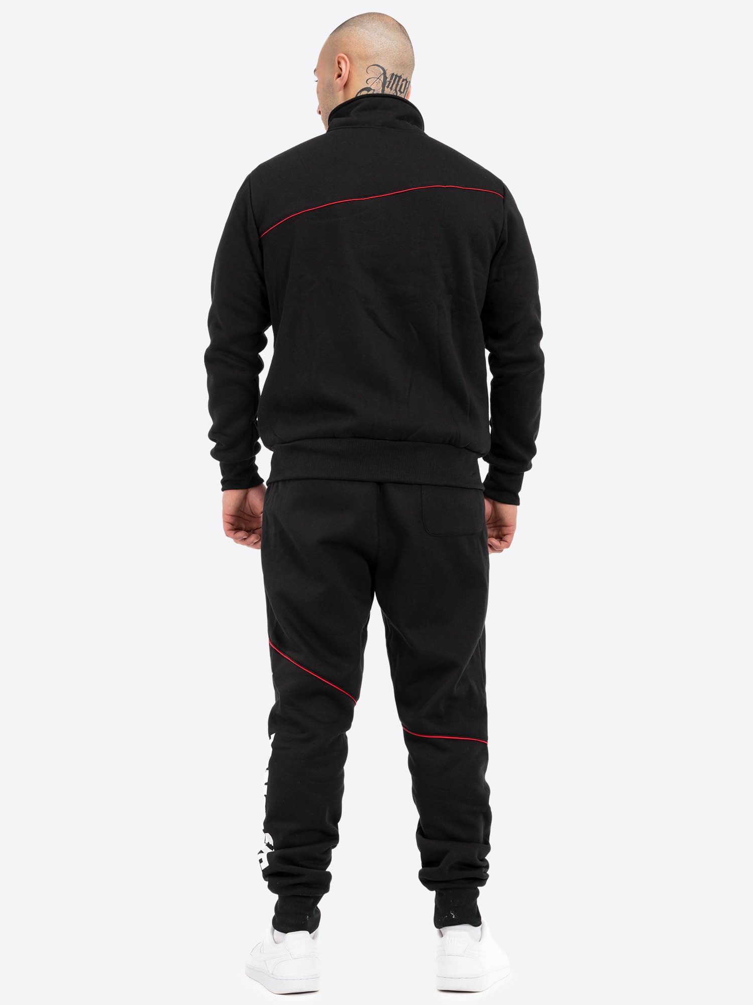 Lonsdale M?ski dres treningowy Geddington, kolor: czarny, rozmiar: M