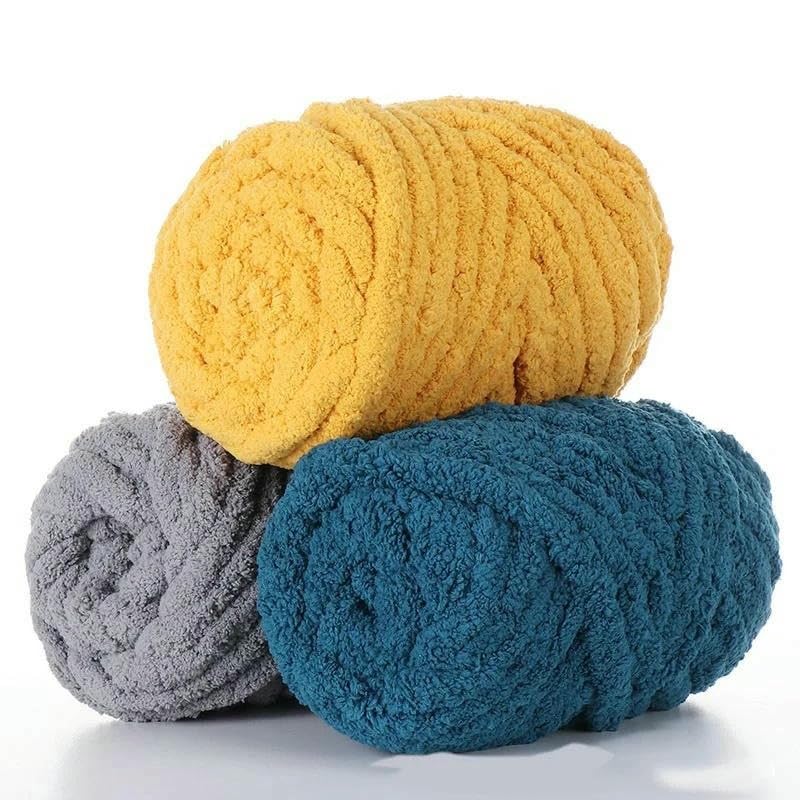 2/4/6 rolek 250 g, bardzo duża przędza Chunky, kolorowa i miękka przędza do szydełkowania, do samodzielnego wykonania na drutach, poduszek, szali i czapek