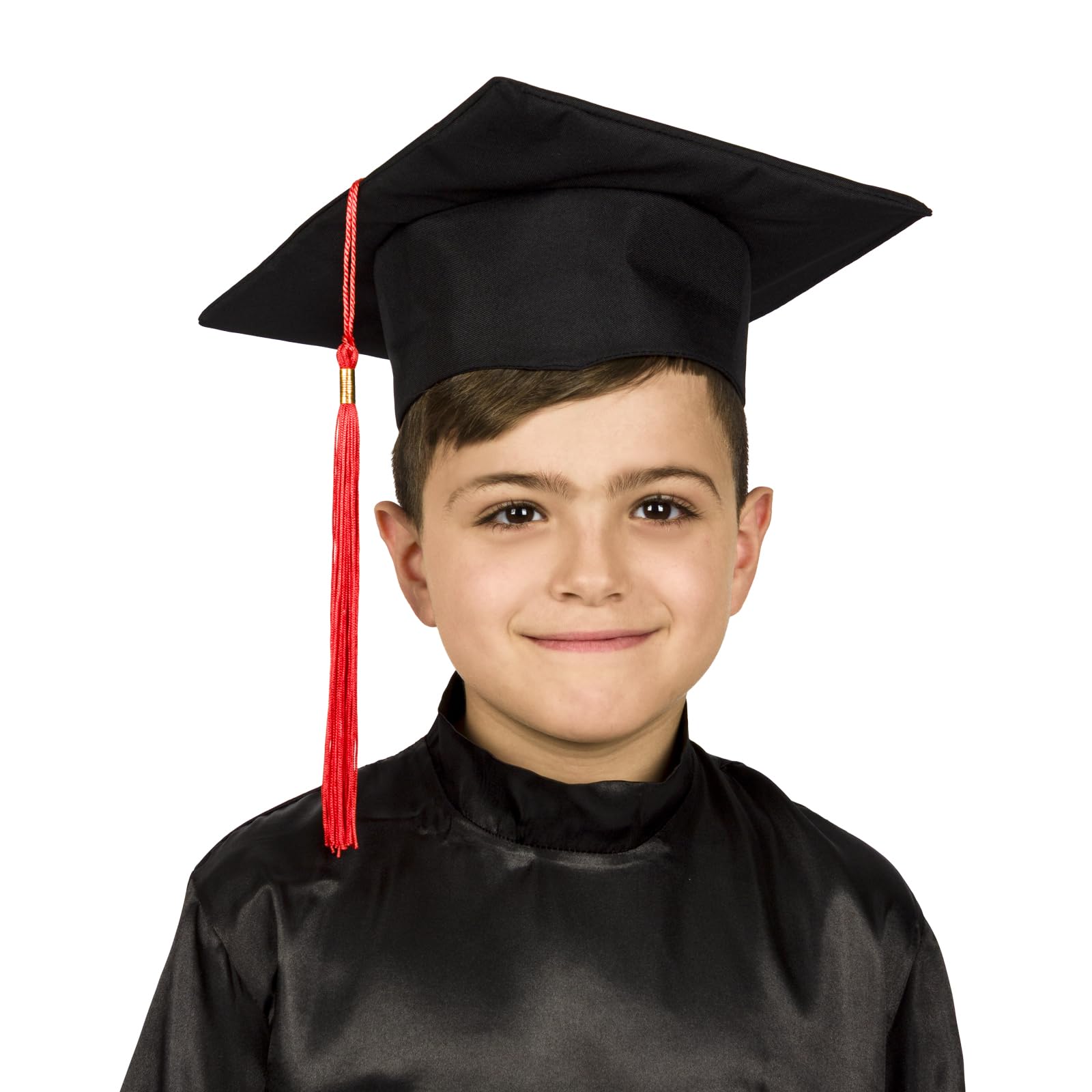 Pegasus Chapeau Graduation Noir/Rouge/Bleu Enfant Carnaval