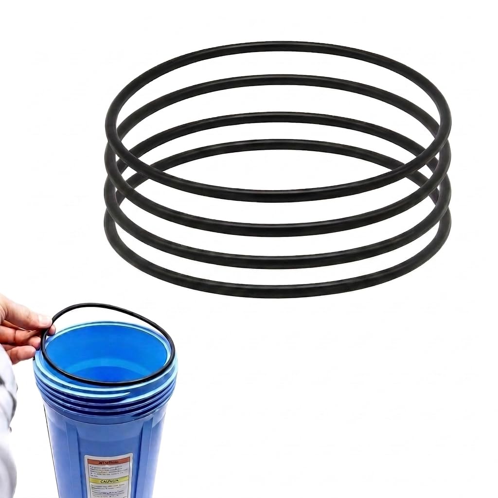 Ganivsor 4-Pack 151122 Water Filter O-Ring Replacement for Pen-tek Big Blue 10" and 20" Whole House Filtration, Compatible with Culligan HD-950, American Plumber W10-PR, Buna-N Leak-Proof Seal