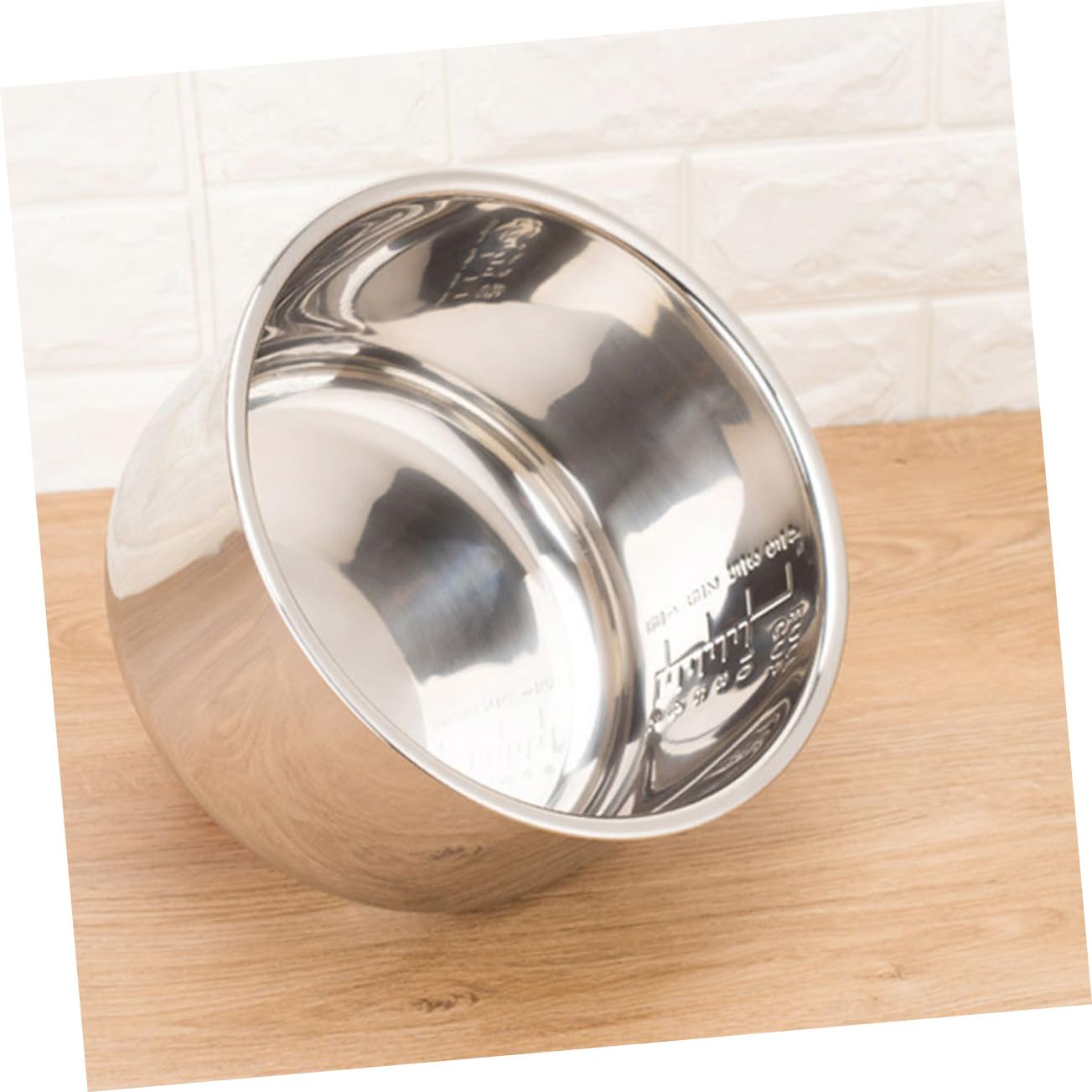 UKCOCO Arrocera olla interior olla interior para cocina eléctrica pieza de repuesto para arrocera portátil y duradera para arroz y sopas