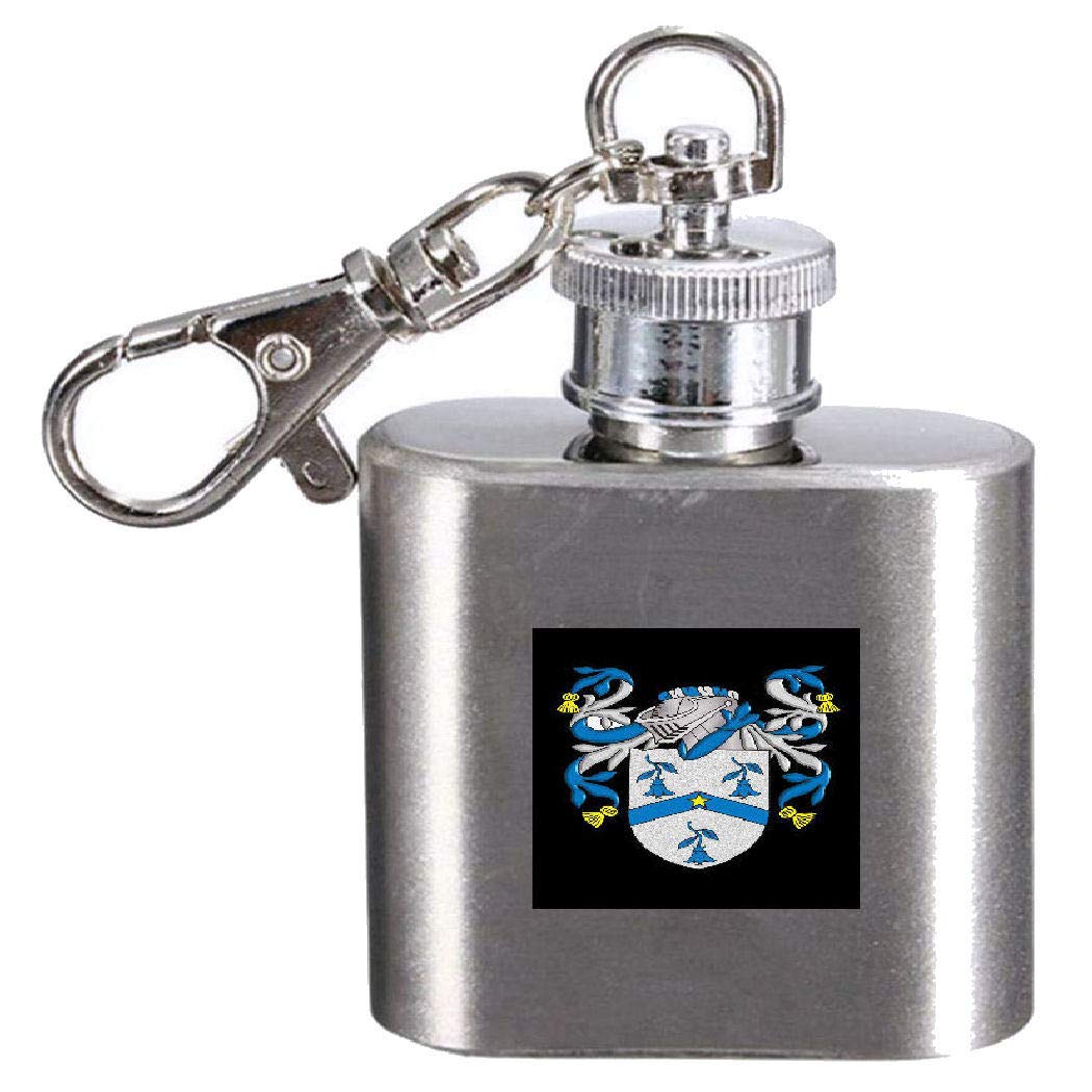 Flasque avec blason Hall idée cadeau d'anniversaire personnalisée
