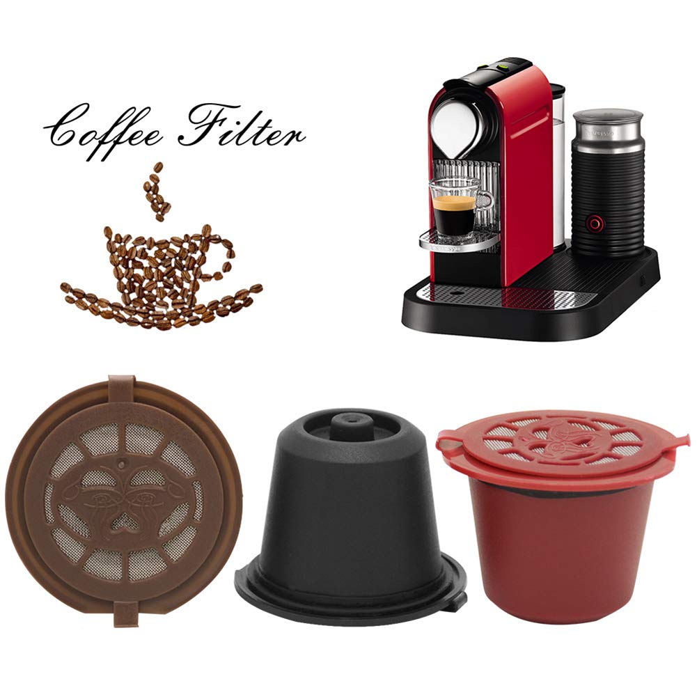 3 kapsułki do kawy wielokrotnego napełniania do ekspresu do kawy Nespresso