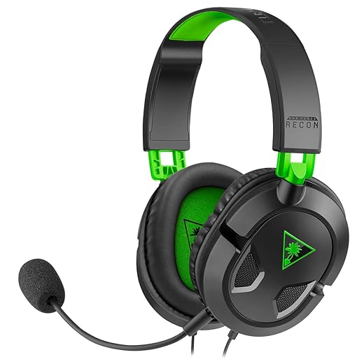 Turtle Beach Recon 50X Casque Gaming w/ 3.5mm Connexion pour Xbox Series X, Xbox Series S et Xbox One, PS5, PS4, PS4 Pro, PC et Appareils Mobiles avec prise 3,5 mm
