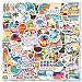 150 Pcs Summer Beach Stickers Pack | Hawaii Graffiti Vinyl Stickers for Scrapbook,Journaling,Laptop,Bumper,Skateboard,Water Bottles,Computer,Phone,Cartoon,Hard hat,Car Stickers