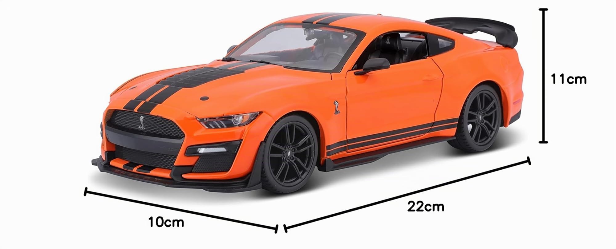 Maisto May Cheong GROUP-MAISTO-1/24 Ford Mustang Shelby GT500 2020-Verte-Véhicule pour Enfant dès 3 ans-M31532, Modèles/Couleurs assortis