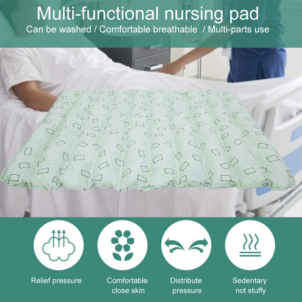Cojín antiescaras: almohada cómoda y transpirable para pacientes postrados en cama, previene las úlceras por presión, ideal para personas mayores y mujeres embarazadas (52 x 47 cm).
