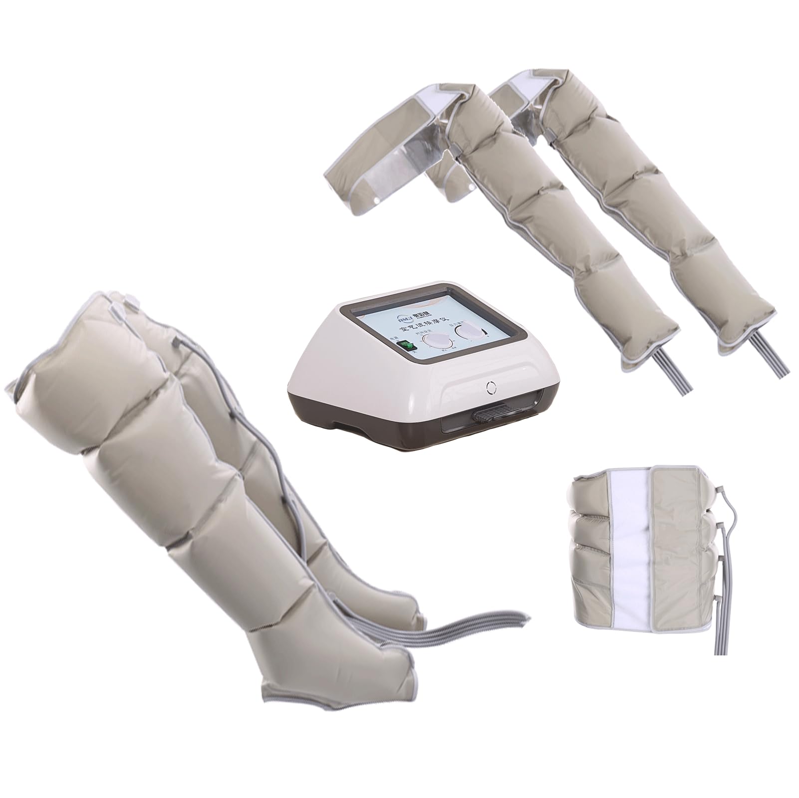 SXSLTSA Leg Compression Machine, Foot and Leg Massager, Leg Circulation Stimulator, Pressotherapy and Lymphatic Drainage, Lipedema Legs Treatment