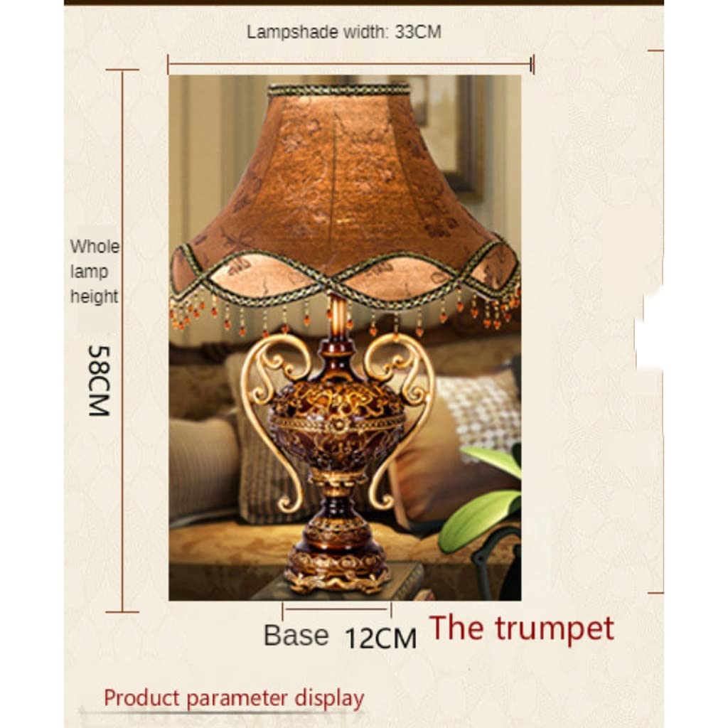 Lampa stołowa w stylu europejskim, sypialniana, nocna, księżniczka, pasterska, kreatywna, ślubna