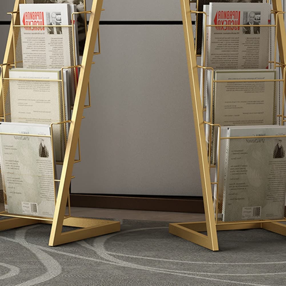 Stojący stojak na czasopisma i gazety