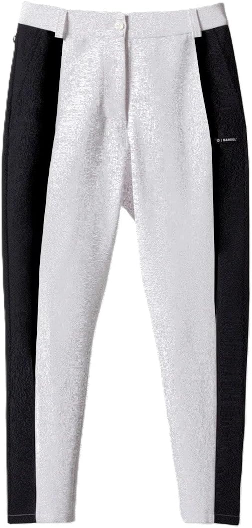 BANDEL SIDE 🎕 PANEL SWITCH TAPERED PANTS/WHITE×BLACK/XXL
