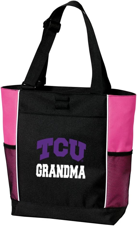 Broad Bay TCU Grandma Tote Bag Ladies Texas Christian University Grandma Totes