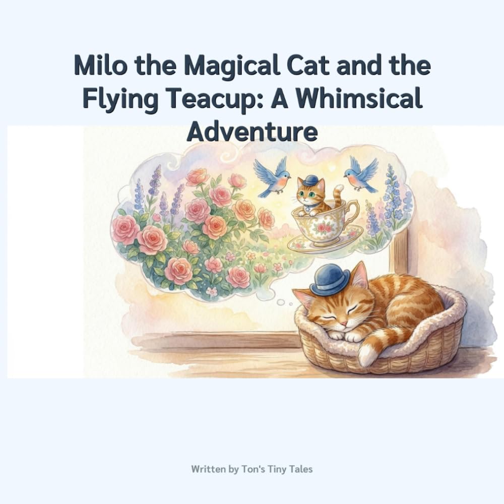 Milo the Magical Cat and the Flying Teacup: A Whimsical Adventure: A Whimsical Journey Above the Clouds: An Enchanting Flying Adventure for Kids 4-8