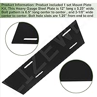 Vista 4 de Kit de placa de montaje - Placa de montaje del motor de 212cc con pernos para motor Harbor Freight Predator 212cc 6.5hp