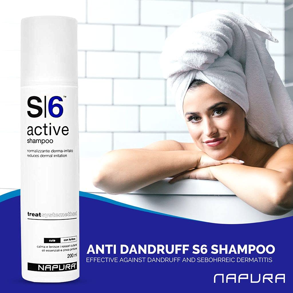 Napura S6 200ml Anti dandruff shampoo for dandruff scalp treatment