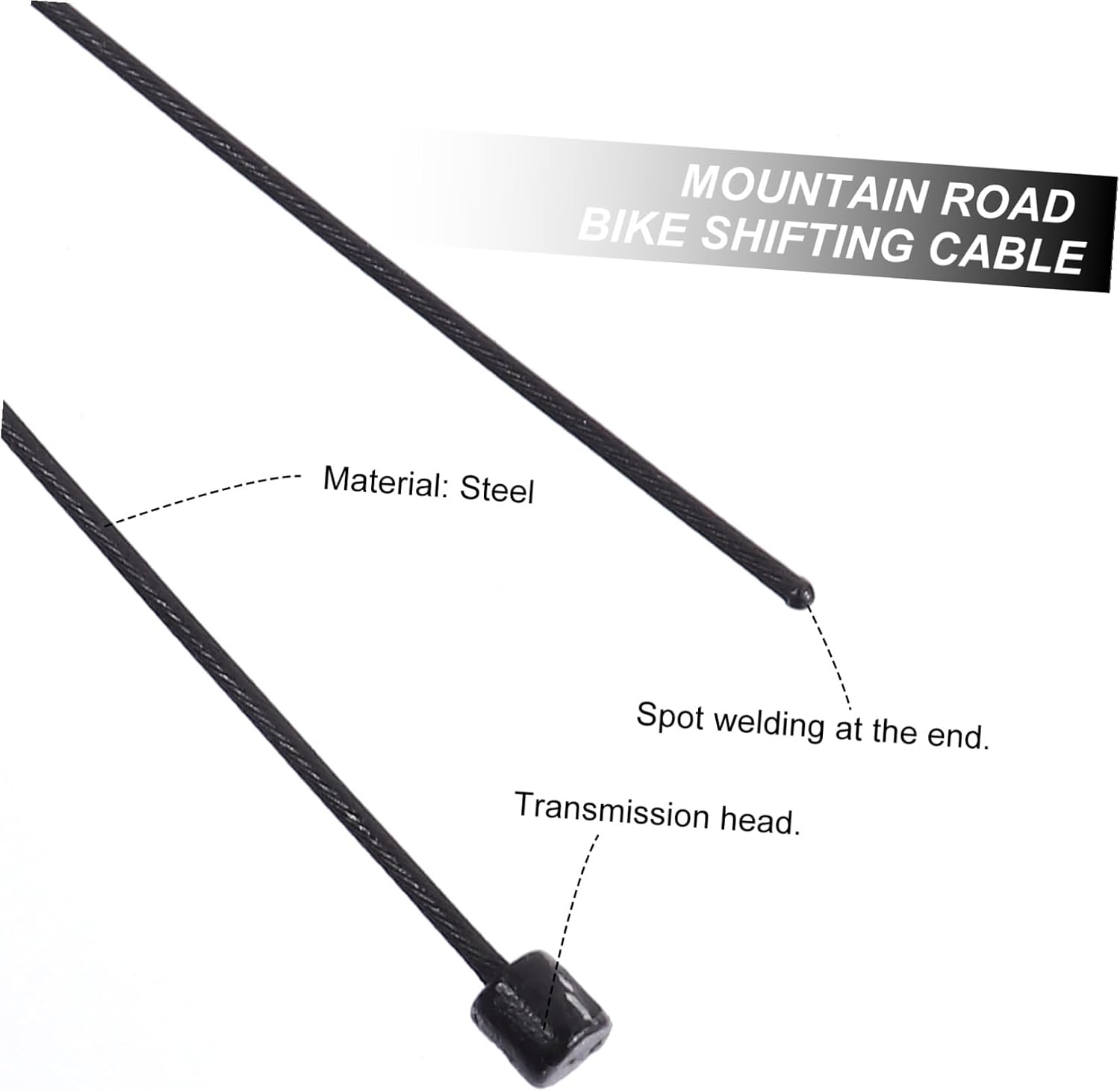 YARNOW Bicycle Shift Cables Brake Derailleur Cables for Mountain Grips Cable Wire Scooter Replaceable Bike