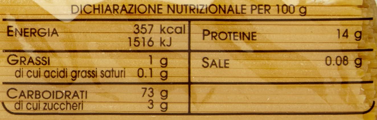10x Spaghettini N. 4 Neapolitanische Hartweizengrieß Packung mit 500g Pasta IGP + Italian Gourmet polpa 400g