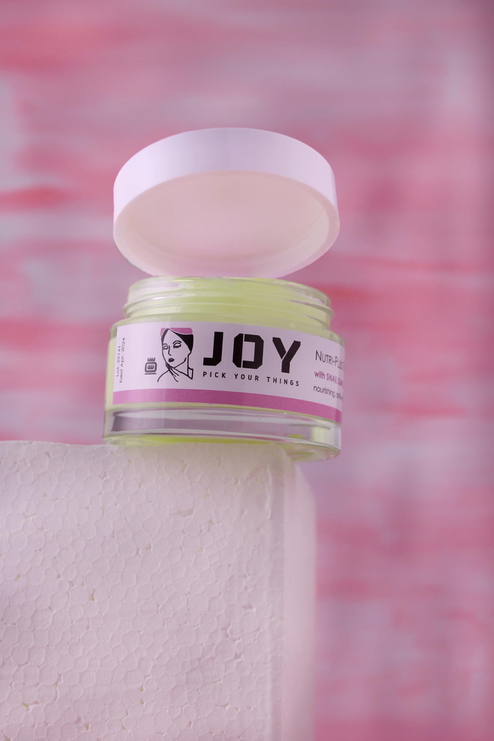 JOY BOUTIQUE Premium Snail Face Cream - Rich Moisturizer for Sensitive Skin, Wrinkle & Blemish Care, Absorbs Quickly, Improve Damaged Skin with Snail Mucin Cream