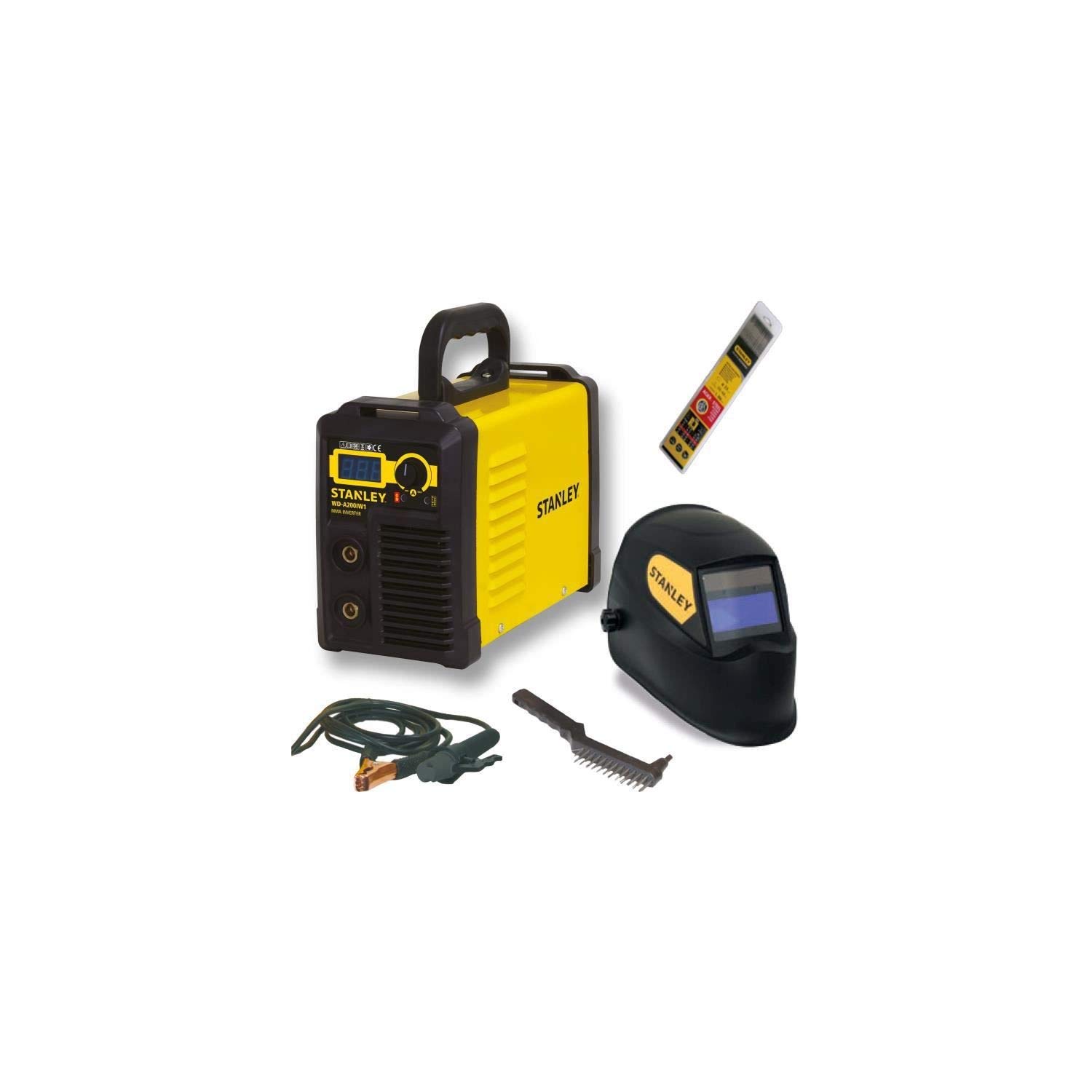 Image secondaire de Mecafer 460940 First 140 Kit Poste à souder Inverter MMA Electrodes 140A Max avec cagoule LCD