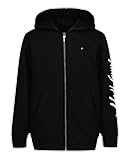 boys Long Sleeve Fleece Full Zip Hoodie With Front Pockets