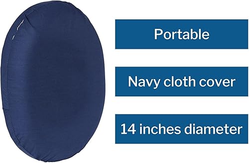 Miniatura 4 de McKesson Cojín de asiento con forma de dona para sillas de ruedas y silla de oficina, 14 pulgadas, 1 unidad