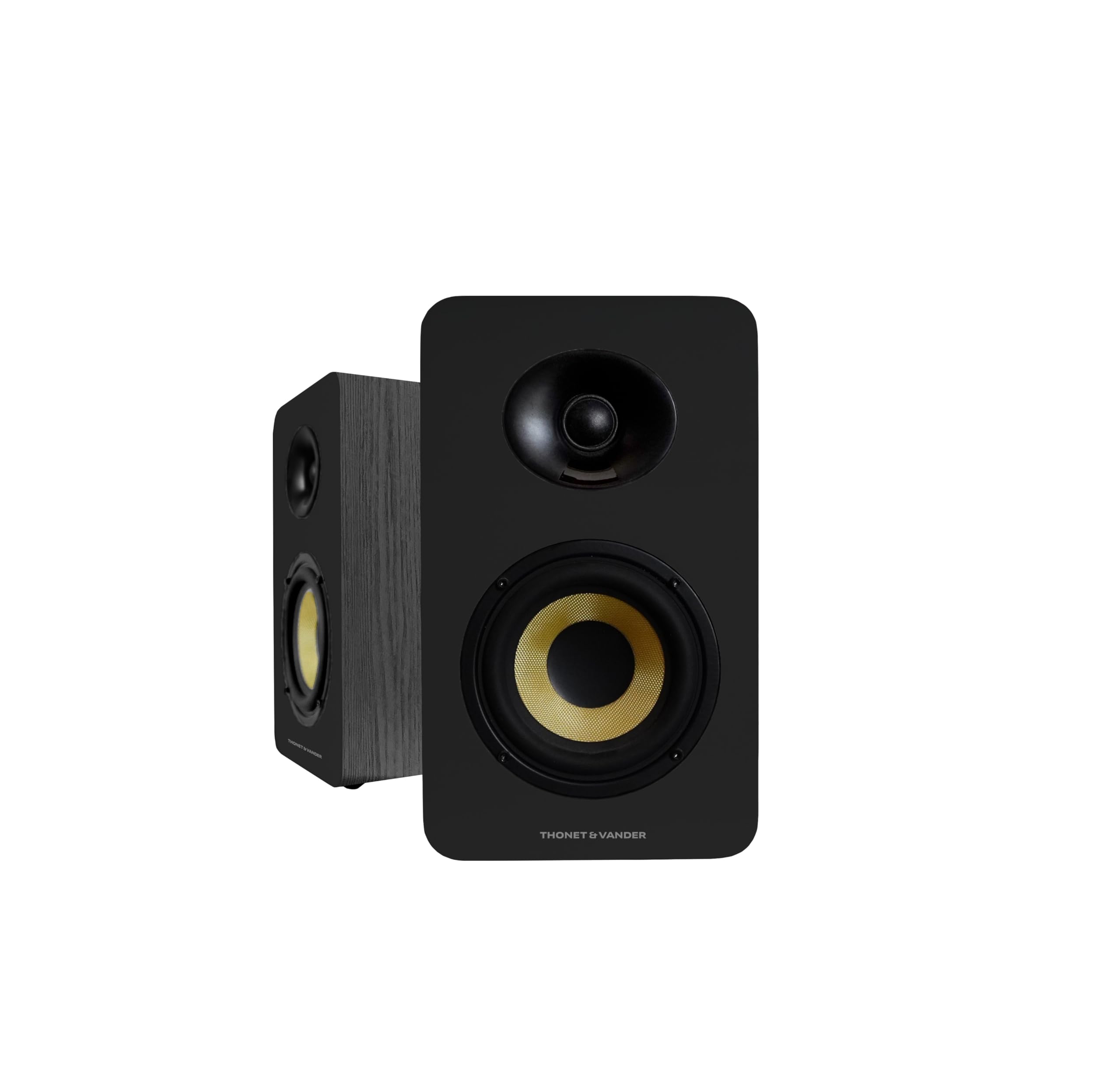 Thonet & Vander Vertrag Gen2 80W RMS Hoparlör 2.0 Bluetooh 5.0 RCA Optik Girişli (Siyah Renk)