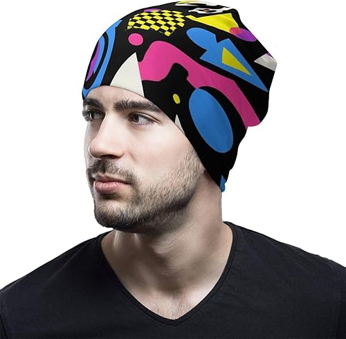 Miniatura 6 de Gorro de invierno de moda cálido y acogedor gorro de punto con puños para hombres y mujeres