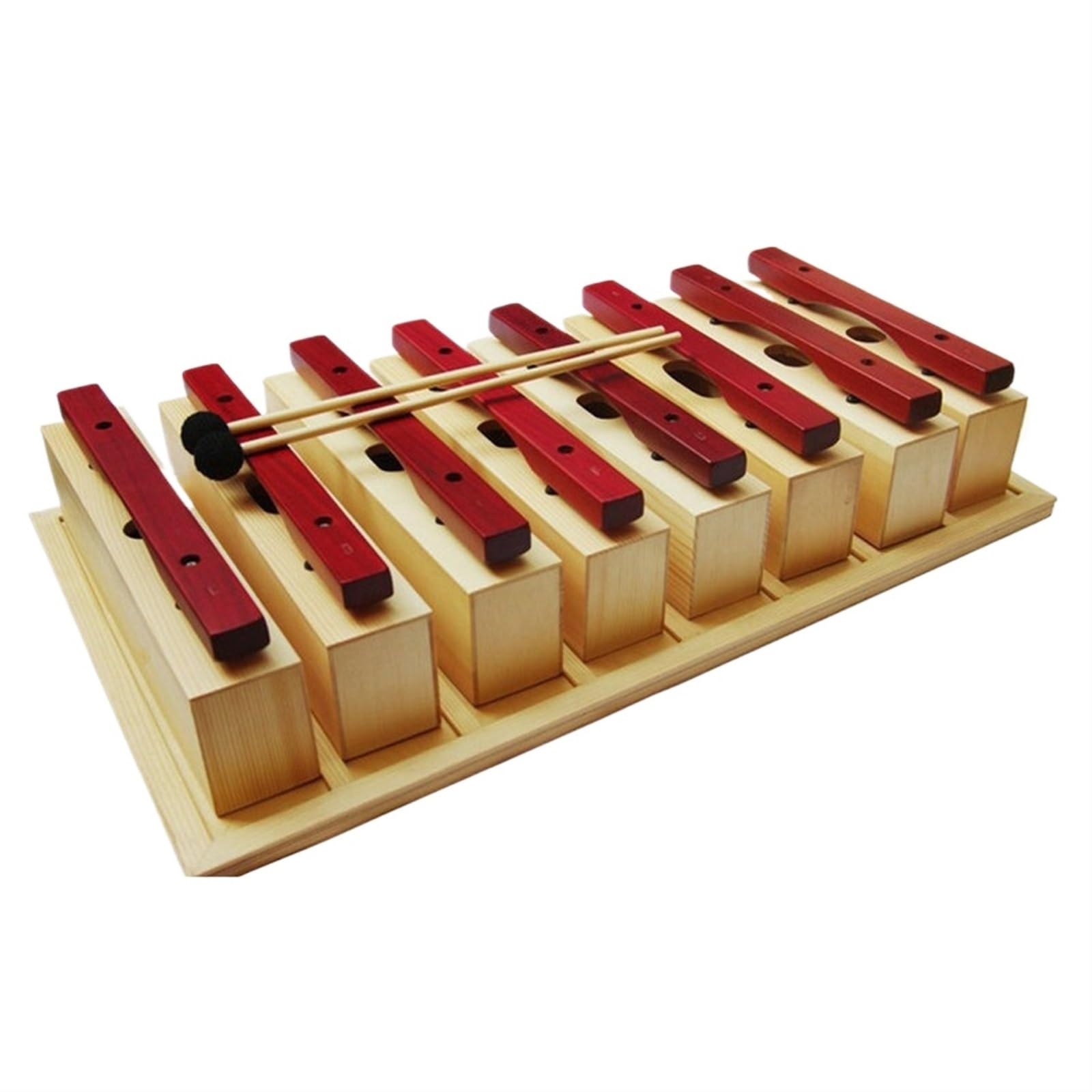 Xylophon-Instrument Schlaginstrument Mahagoni Diskant Mahagoni Diskant Alt Mahagoni Bass Mahagoni(D)