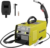 DESOON Máquina de Solda MIG Sem Gás 100A Inversora IGBT Tecnologia 220V Soldador com Tela Digital e proteção contra sobrecarga