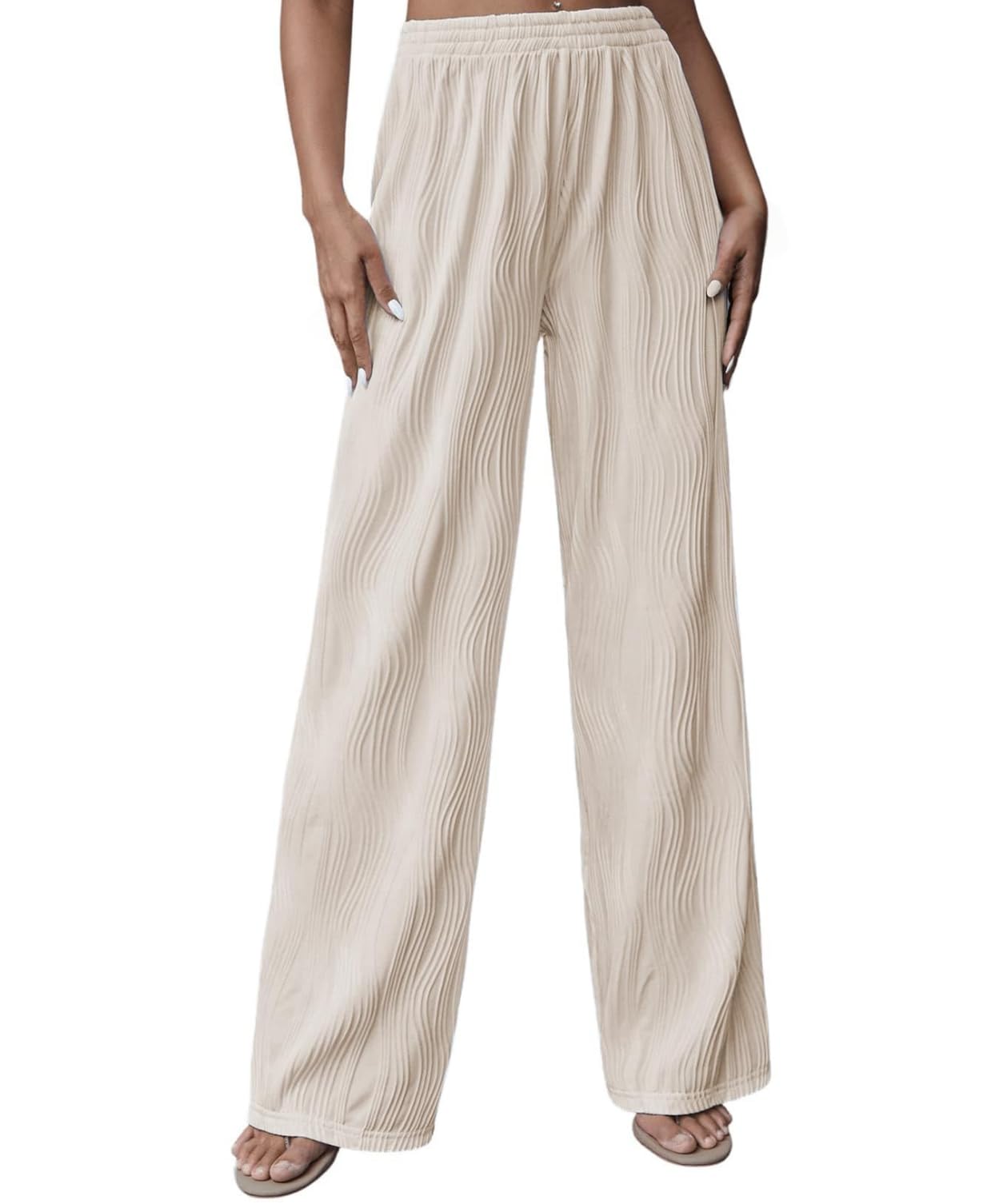 AvanovaWomen's Cargo Pants with Pockets Casual Loose Drawstring Waist Long Pants