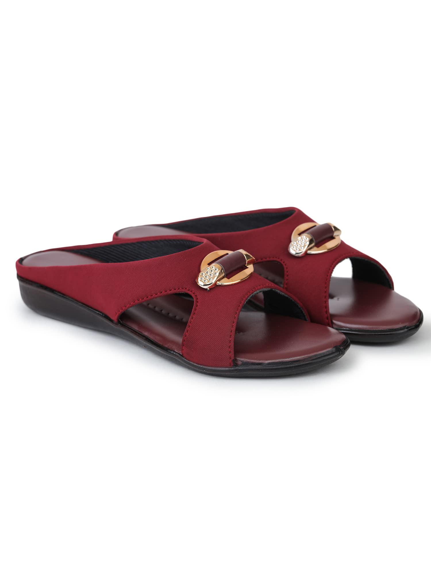 D-SNEAKERZFlats for Women Girls Casual Cushined Stylish Slippers for Girls LAdies Sandals