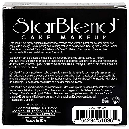 Mehron Makeup Starblend Cake (2 Oz) (Tan Glow) #TOP2