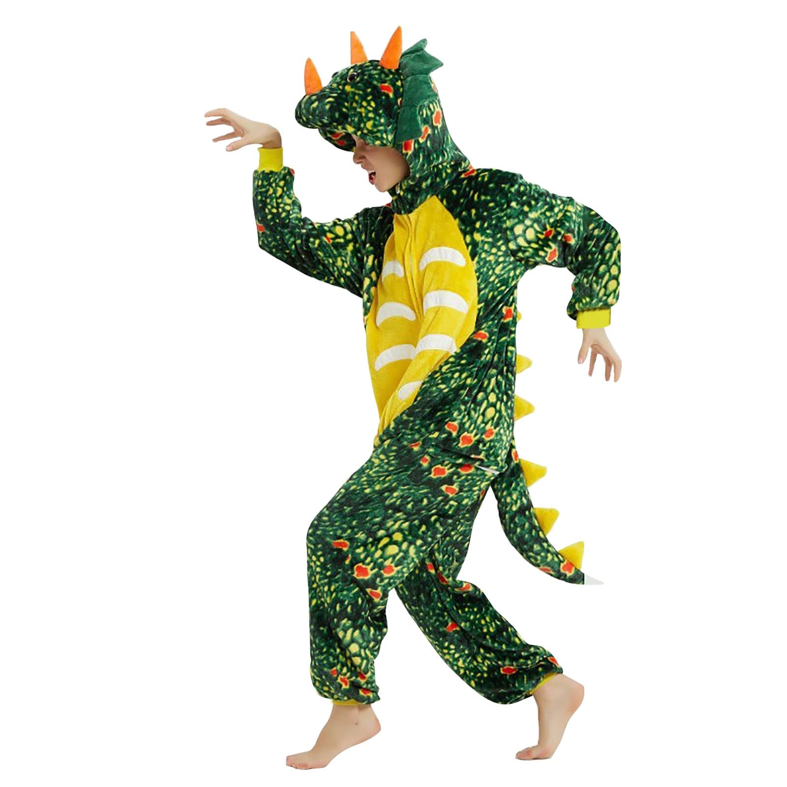 Un Pezzo Pigiameria, Adulto Tutine Per Le Donne Stampa Animale Unisex Tutine Peluche Pigiama Morbido Caldo Tute Con Cappuccio Pigiama Zip Up Tute Abbinate Divertente Cartone Animato Onesies Pigiama
