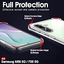 TheGiftKart Crystal Clear Back Cover Case for Samsung Galaxy M56 5G / F56 5G | Shock Proof 360° Protection | Hard Clear Back Cover Case for Samsung Galaxy M56 / F56 5G (PC & TPU, Transparent Bumper) gallery image