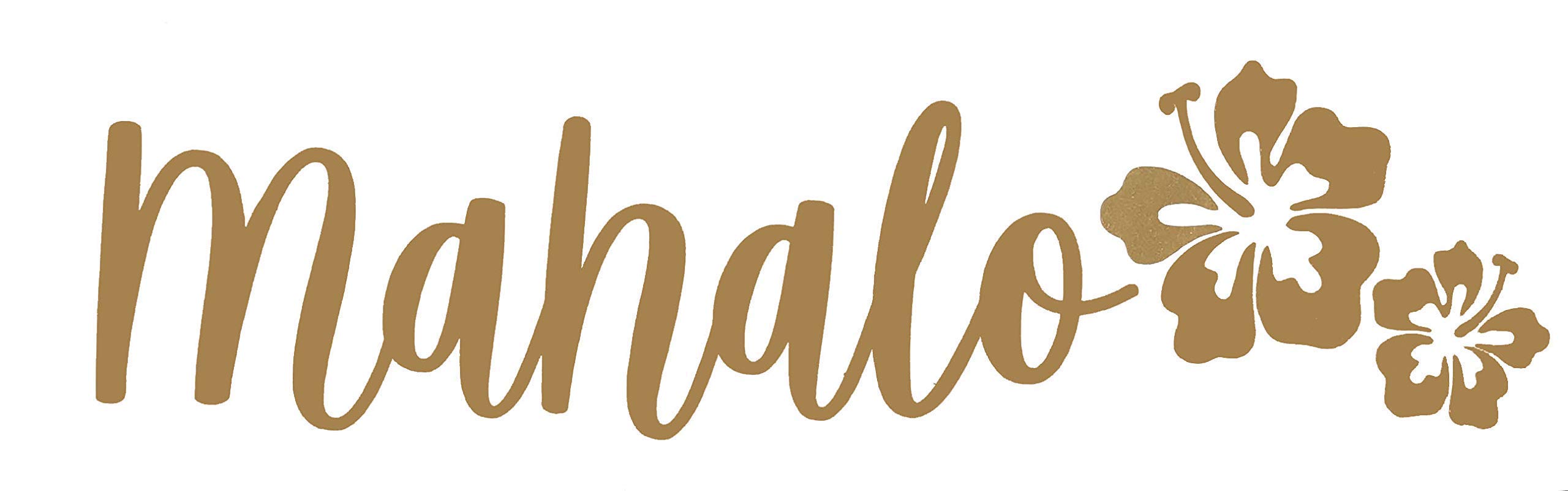 Mahalo Hibiscus Vinyl Decal Tumblr Sticker