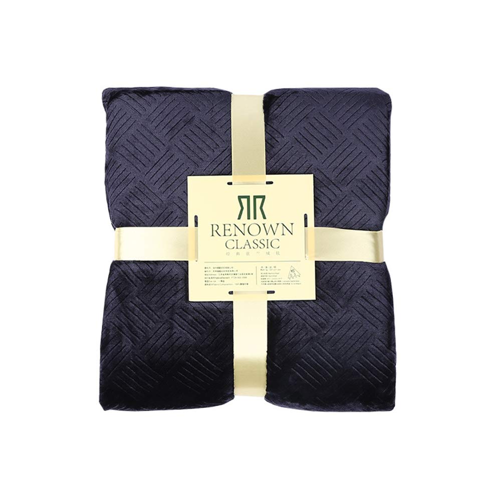 Couverture de couleur unie 430G gris chaud en flanelle épaisse isolante et ultra douce