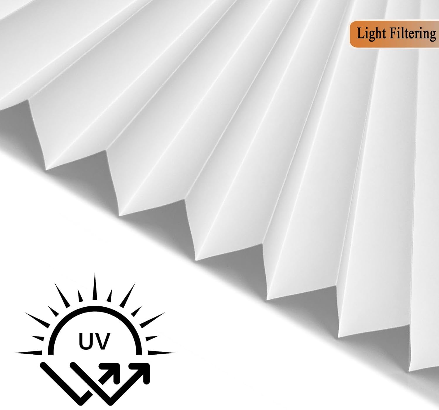 6-Pack Self Adhesive Paper Blinds White | 36"x72" Light Filtering Window Shades, Peel & Stick No Tools Installation - Ideal for Offices & Kitchens (White)