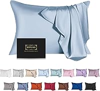 Vista 23 de Funda de almohada de seda de morera para cabello y piel, funda de almohada de seda de morera de tamaño king refrescante con cremallera oculta