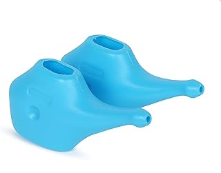 Economy, Light-Weight, Durable Neti Pot with 10 Sachet Neti Salt - Handy, Compact and Travel Friendly Dishwasher Safe eco ...