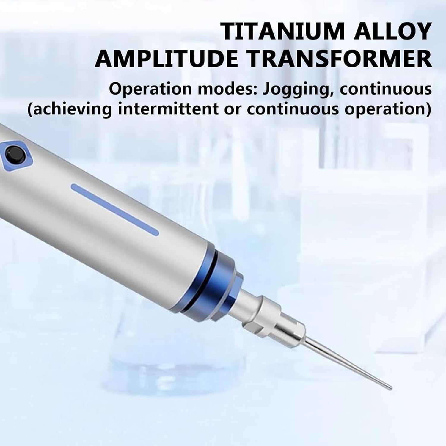 Homogeneizador de mano, 0,1 ~ 300 ml, frecuencia ajustable de 25 ~ 35 KHz, trituración rápida para emulsionar y dispersión