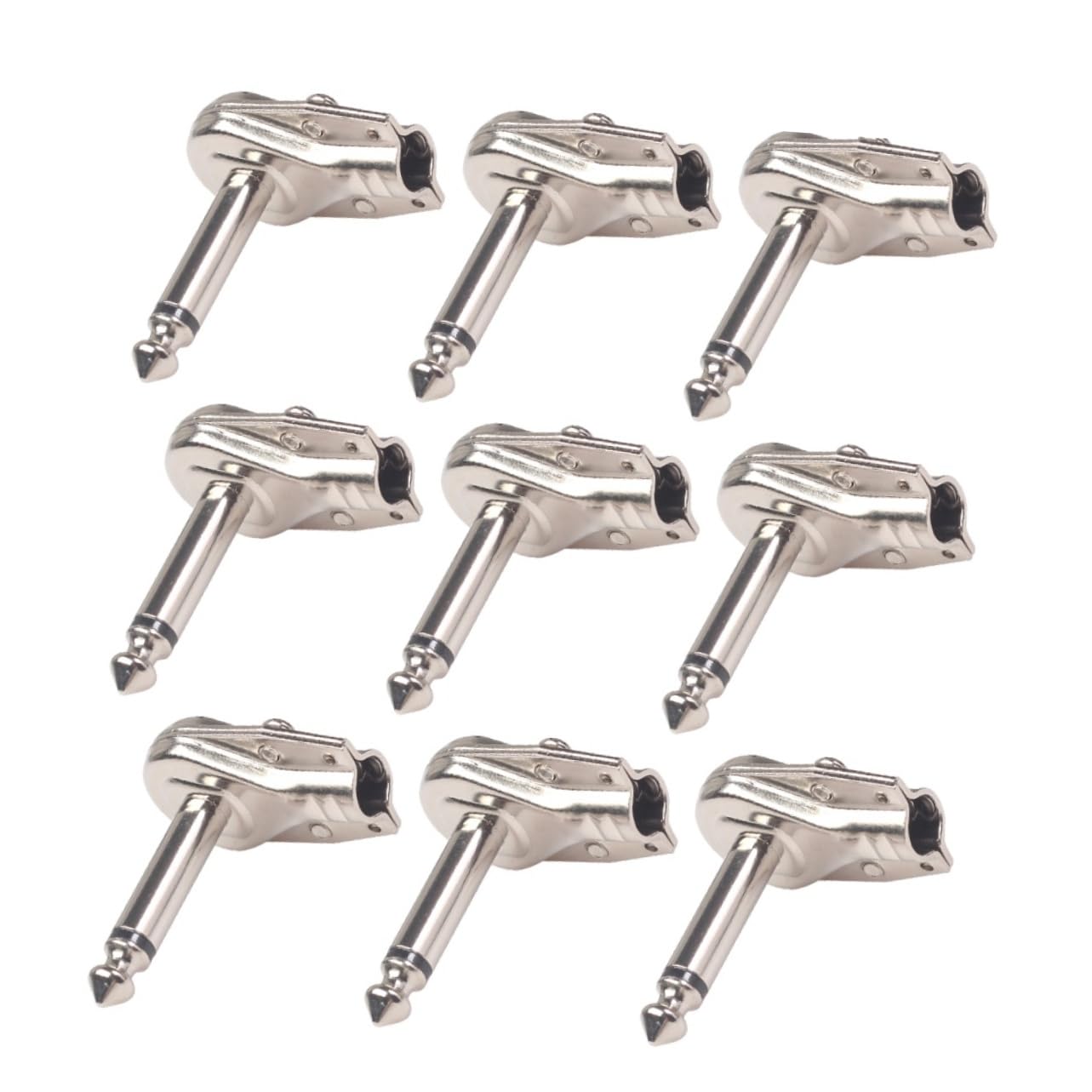 Toyvian 20stücke Effektpedal Kabel Adapter Für Gitarren-effekte Silber Langlebig Und Platzsparend Für Pedalboards Und Professionelle Musiker